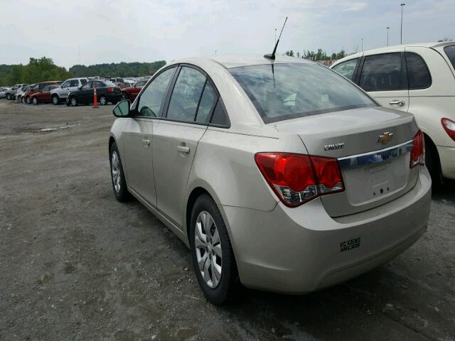 1G1PA5SH0E7153450 - 2014 CHEVROLET CRUZE LS GOLD photo 3