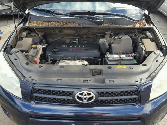 JTMZD33V375072764 - 2007 TOYOTA RAV4 BLUE photo 7