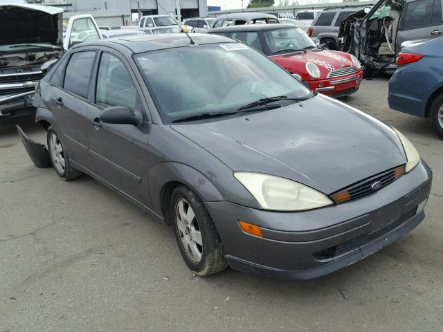 1FAHP38302W149965 - 2002 FORD FOCUS ZTS GRAY photo 1