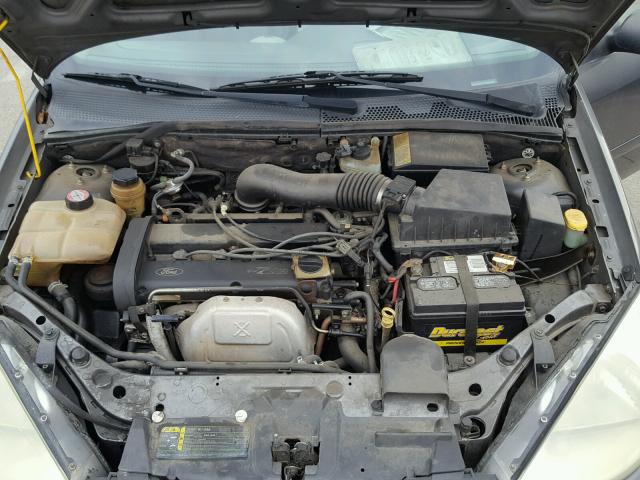 1FAHP38302W149965 - 2002 FORD FOCUS ZTS GRAY photo 7