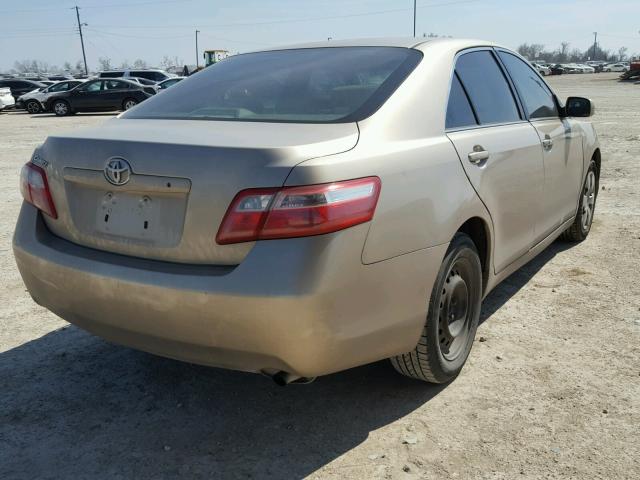 4T1BE46K98U234356 - 2008 TOYOTA CAMRY CE GOLD photo 4