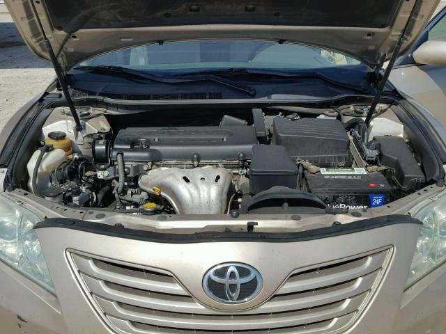 4T1BE46K98U234356 - 2008 TOYOTA CAMRY CE GOLD photo 7