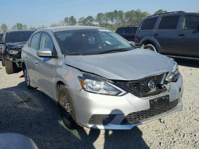 3N1AB7AP8GY281180 - 2016 NISSAN SENTRA S SILVER photo 1