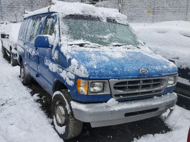 1FTSE34L21HB13158 - 2001 FORD ECONOLINE BLUE photo 1