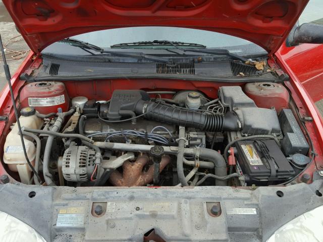 1G1JC1244Y7104133 - 2000 CHEVROLET CAVALIER RED photo 7