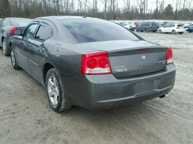 2B3CA3CV5AH123892 - 2010 DODGE CHARGER SX GRAY photo 3