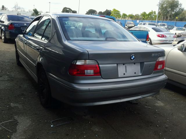 WBADT634X3CK38996 - 2003 BMW 530 I AUTO GRAY photo 3