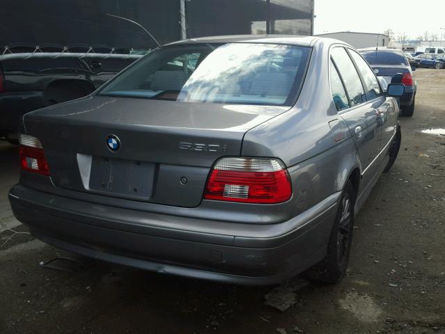 WBADT634X3CK38996 - 2003 BMW 530 I AUTO GRAY photo 4