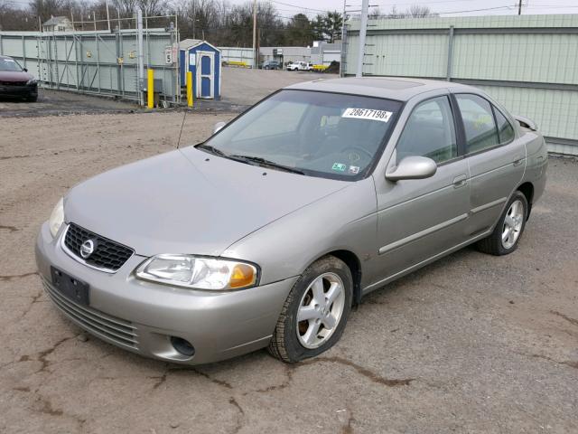 3N1AB51A23L732109 - 2003 NISSAN SENTRA SE- GOLD photo 2