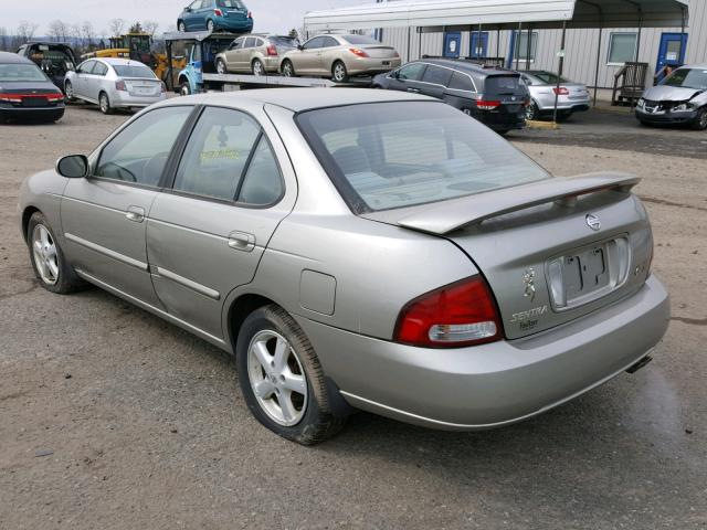 3N1AB51A23L732109 - 2003 NISSAN SENTRA SE- GOLD photo 3