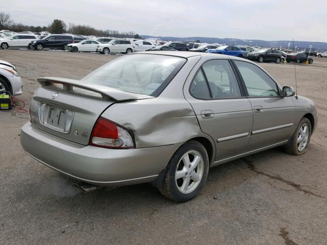 3N1AB51A23L732109 - 2003 NISSAN SENTRA SE- GOLD photo 4