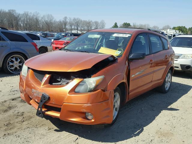 5Y2SM62814Z448168 - 2004 PONTIAC VIBE ORANGE photo 2