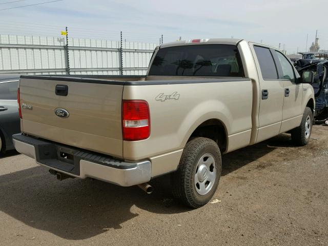 1FTPW14V88FA35824 - 2008 FORD F150 SUPER GOLD photo 4