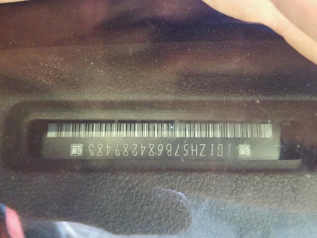 1G1ZH57B684289483 - 2008 CHEVROLET MALIBU 1LT 蓝色 照片 10