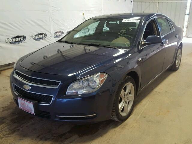 1G1ZH57B684289483 - 2008 CHEVROLET MALIBU 1LT 蓝色 照片 2