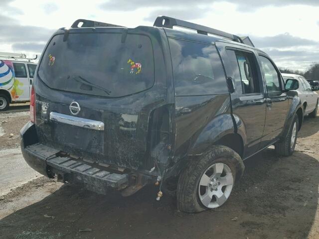 5N1AR1NB1AC621186 - 2010 NISSAN PATHFINDER BLACK photo 4