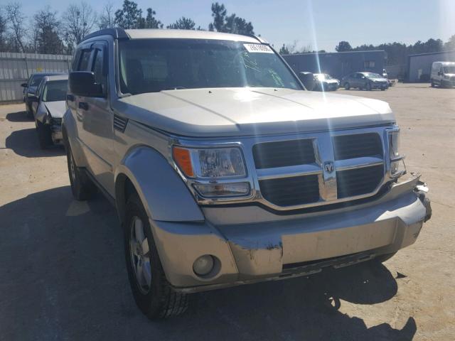 1D8GT28K89W544488 - 2009 DODGE NITRO SE SILVER photo 1