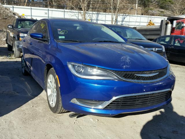 1C3CCCAB5FN741816 - 2015 CHRYSLER 200 LIMITE BLUE photo 1