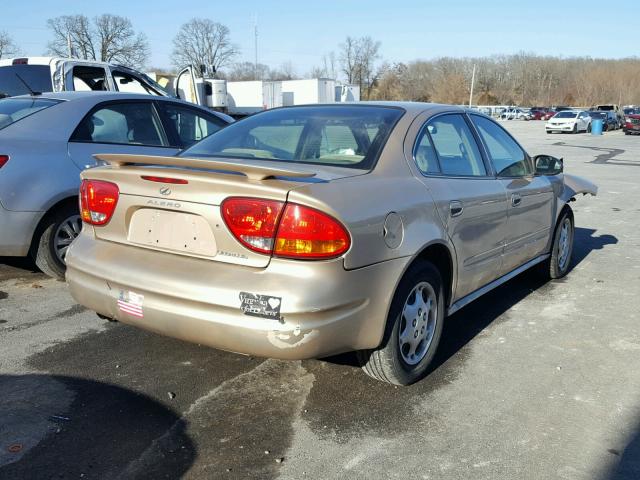 1G3NL52E83C111739 - 2003 OLDSMOBILE ALERO GL GOLD photo 4