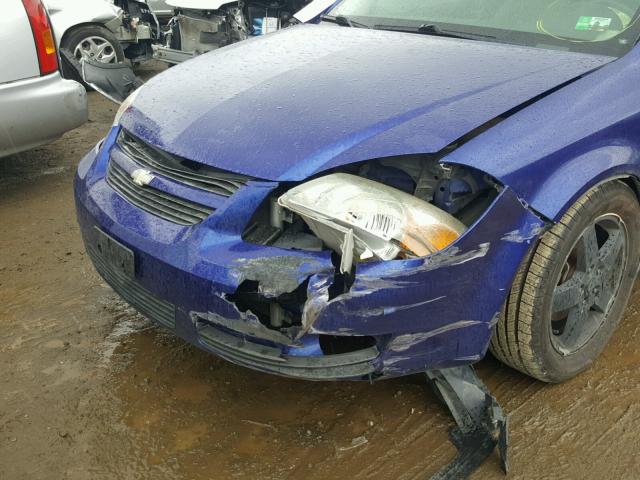 1G1AL55F577328675 - 2007 CHEVROLET COBALT LT BLUE photo 9