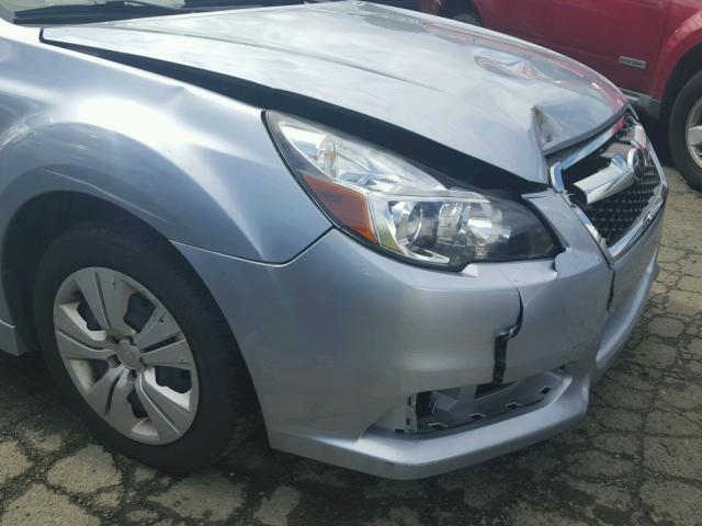 4S3BMAA60D1035515 - 2013 SUBARU LEGACY 2.5 SILVER photo 9