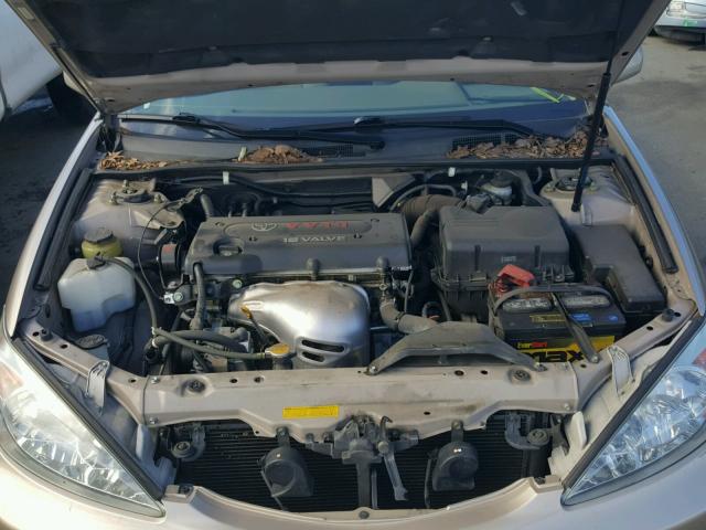 4T1BE32K43U643003 - 2003 TOYOTA CAMRY LE BEIGE photo 7