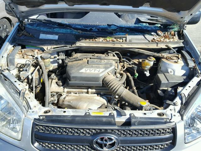 JTEGD20V050072183 - 2005 TOYOTA RAV4 SILVER photo 7