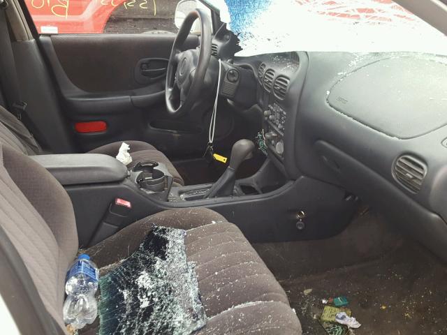 1G2WP52K93F171742 - 2003 PONTIAC GRAND PRIX WHITE photo 5