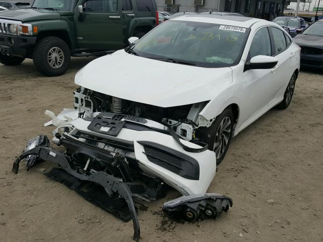 2HGFC2F76GH524987 - 2016 HONDA CIVIC EX WHITE photo 2