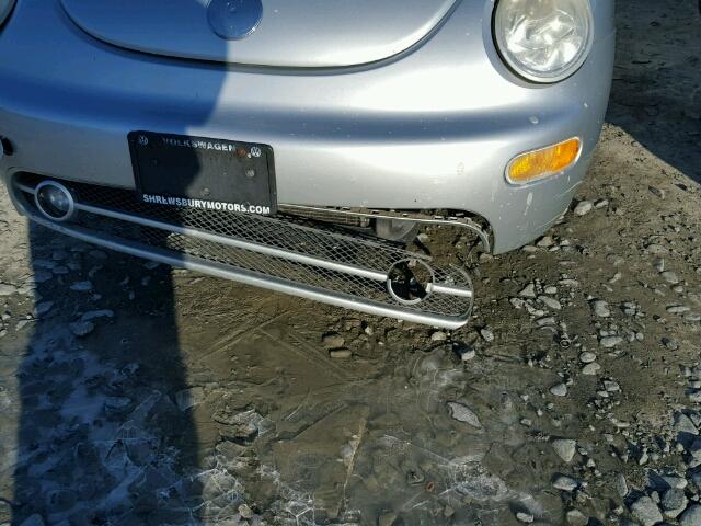 3VWCD31Y54M342017 - 2004 VOLKSWAGEN NEW BEETLE 蓝色 照片 9