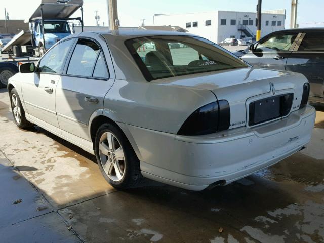 1LNHM87AX6Y614600 - 2006 LINCOLN LS WHITE photo 3