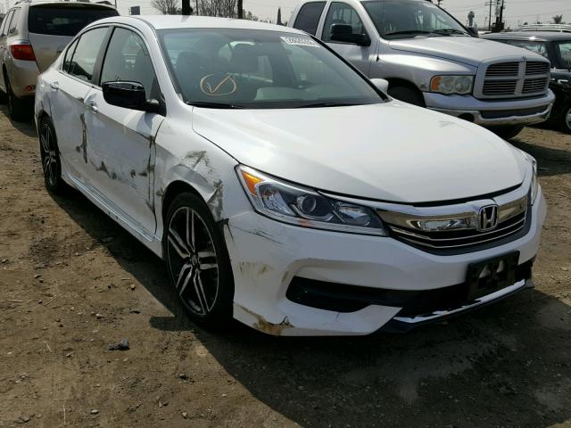 1HGCR2F50GA247431 - 2016 HONDA ACCORD SPO WHITE photo 1