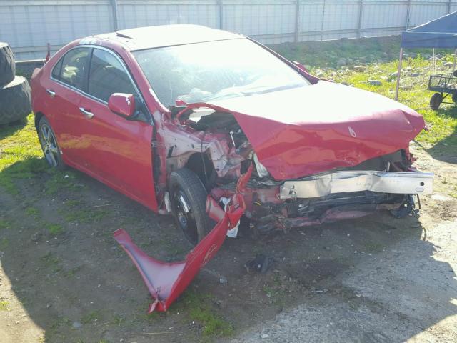 JH4CU2F89EC006197 - 2014 ACURA TSX SE RED photo 1