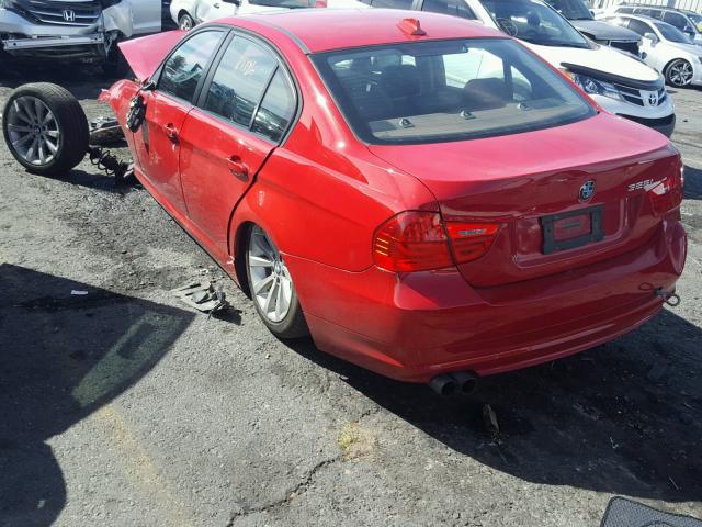 WBAPH7G58BNN02954 - 2011 BMW 328 I RED photo 3