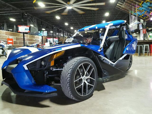 57XAAPFAXG7117345 - 2016 POLARIS SLINGSHOT BLUE photo 4