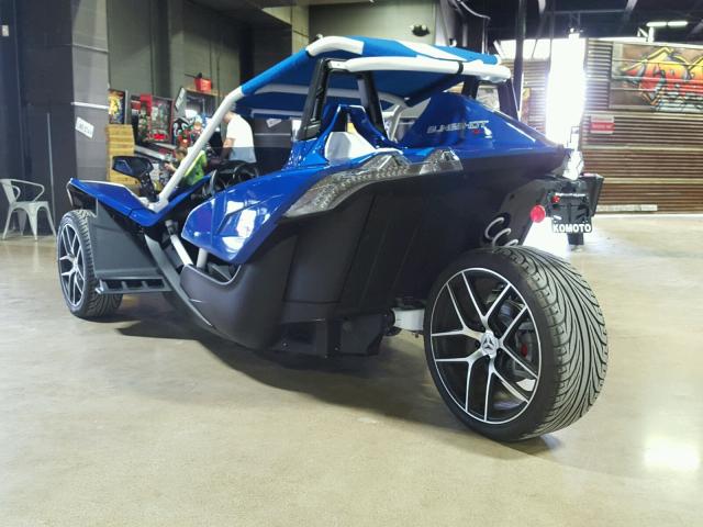 57XAAPFAXG7117345 - 2016 POLARIS SLINGSHOT BLUE photo 8