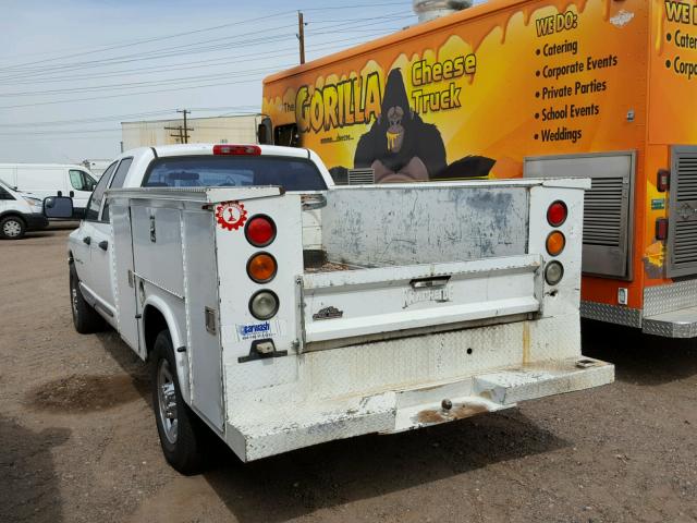3D7KA28D74G244938 - 2004 DODGE RAM 2500 S WHITE photo 3
