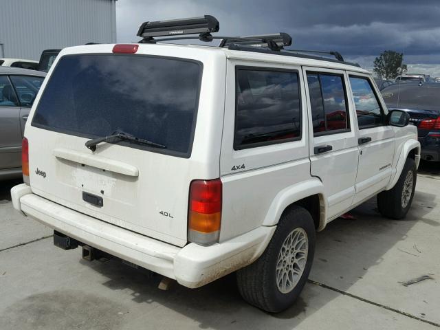 1J4FJ78S2WL220134 - 1998 JEEP CHEROKEE L WHITE photo 4