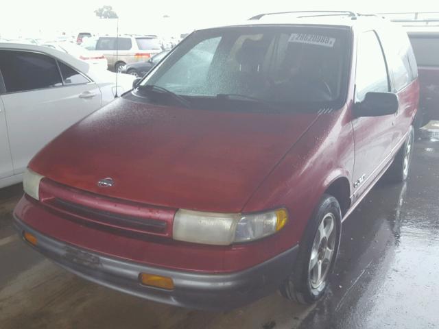 4N2DN11W0RD843095 - 1994 NISSAN QUEST XE RED photo 2