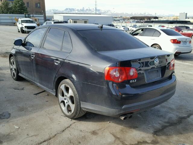 3VWXJ71K67M016275 - 2007 VOLKSWAGEN JETTA GLI BLACK photo 3