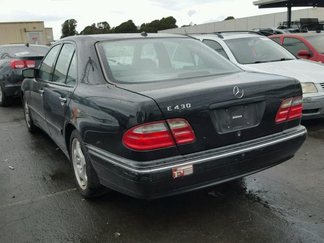 WDBJF70J31B371422 - 2001 MERCEDES-BENZ E 430 BLACK photo 3