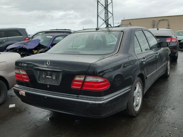 WDBJF70J31B371422 - 2001 MERCEDES-BENZ E 430 BLACK photo 4