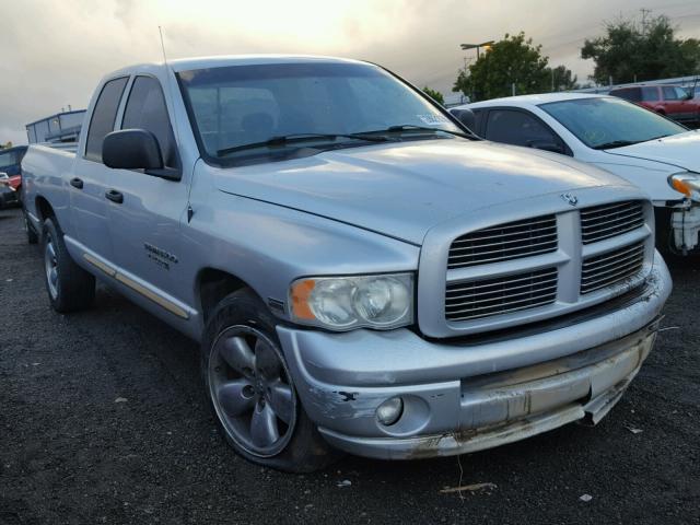 1D7HA18D25J546206 - 2005 DODGE RAM 1500 S SILVER photo 1