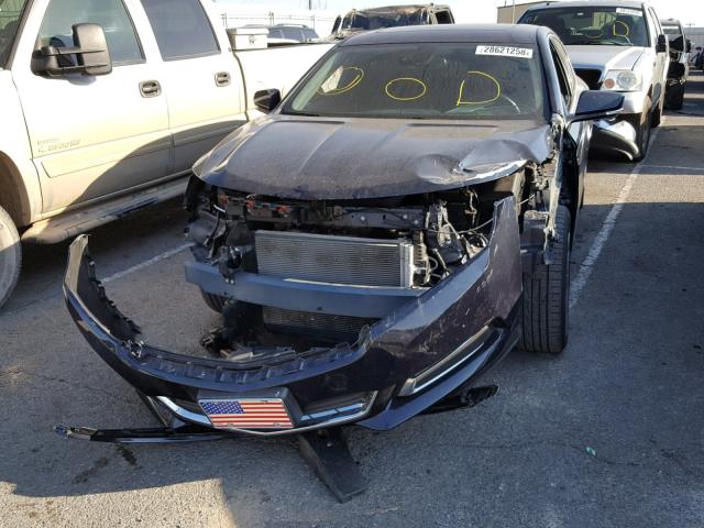 2G1125S37F9133008 - 2015 CHEVROLET IMPALA LT BLUE photo 2