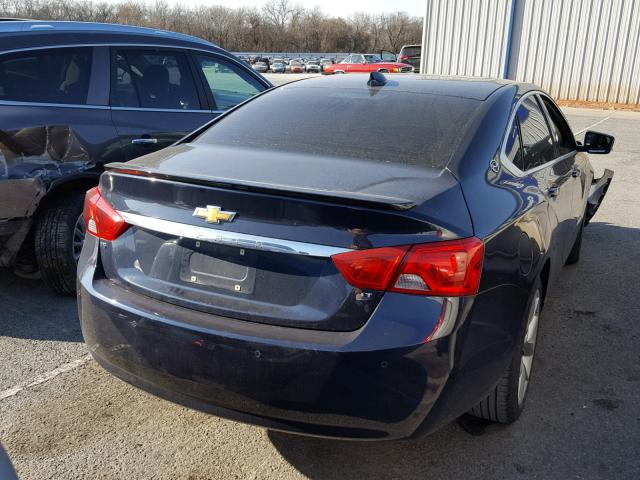 2G1125S37F9133008 - 2015 CHEVROLET IMPALA LT BLUE photo 4