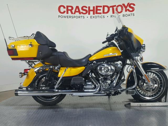 1HD1KEM15DB651955 - 2013 HARLEY-DAVIDSON FLHTK ELEC ყვითელი ფოტო 1