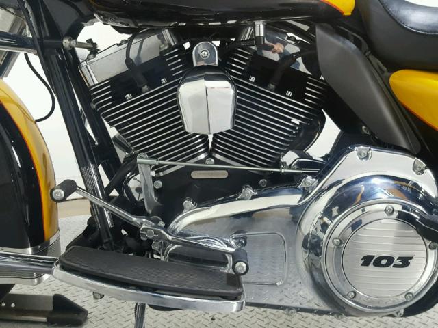 1HD1KEM15DB651955 - 2013 HARLEY-DAVIDSON FLHTK ELEC ყვითელი ფოტო 11
