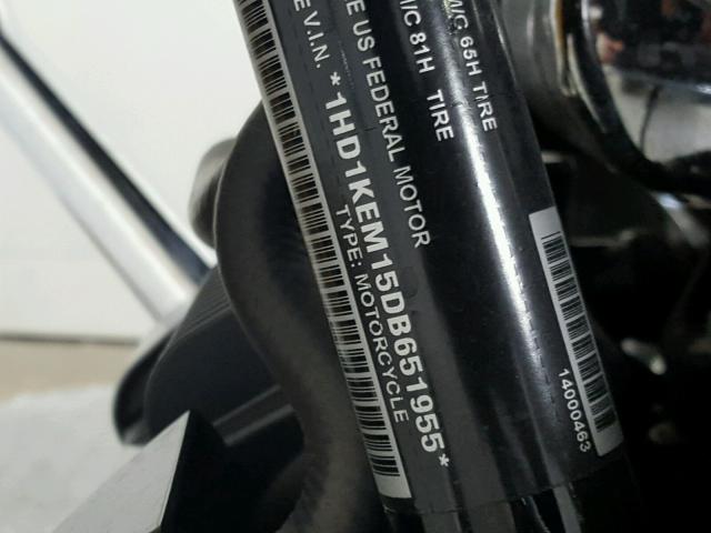 1HD1KEM15DB651955 - 2013 HARLEY-DAVIDSON FLHTK ELEC ყვითელი ფოტო 19