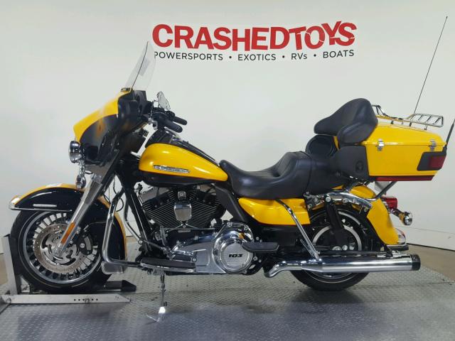 1HD1KEM15DB651955 - 2013 HARLEY-DAVIDSON FLHTK ELEC ყვითელი ფოტო 5