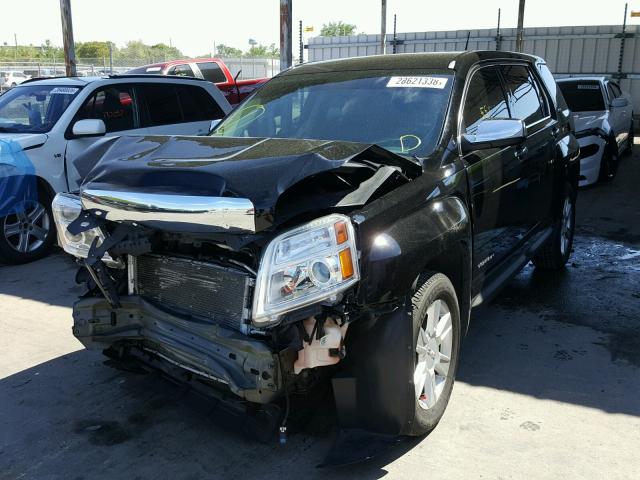 2GKALMEK4D6428944 - 2013 GMC TERRAIN SL BLACK photo 2